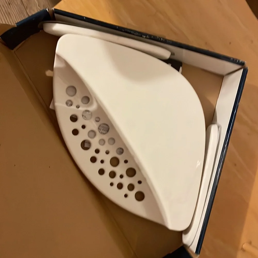 Corner Smart bathroom shelf quick grip brand new